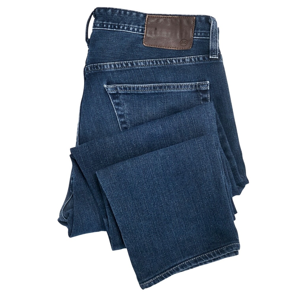 AG Adriano Goldschmied The Tellis Mens 32R Dark Blue Slim Jeans Fits 32 X 28.5
